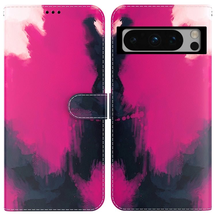 For Google Pixel 8 Pro Watercolor Pattern Flip Leather Phone Case