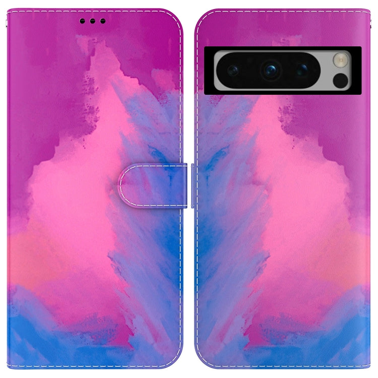 For Google Pixel 8 Pro Watercolor Pattern Flip Leather Phone Case