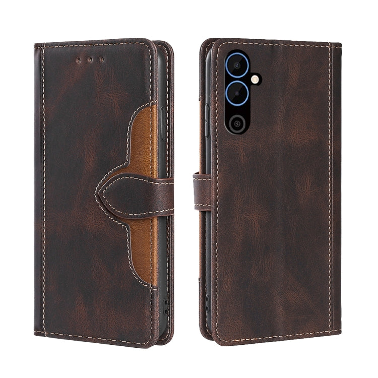 For Tecno Pova Neo 2 Skin Feel Magnetic Buckle Leather Phone Case