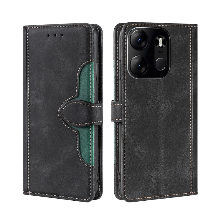 For Tecno Spark GO 2023 / Pop 7/Pop 7 Pro Skin Feel Magnetic Buckle Leather Phone Case