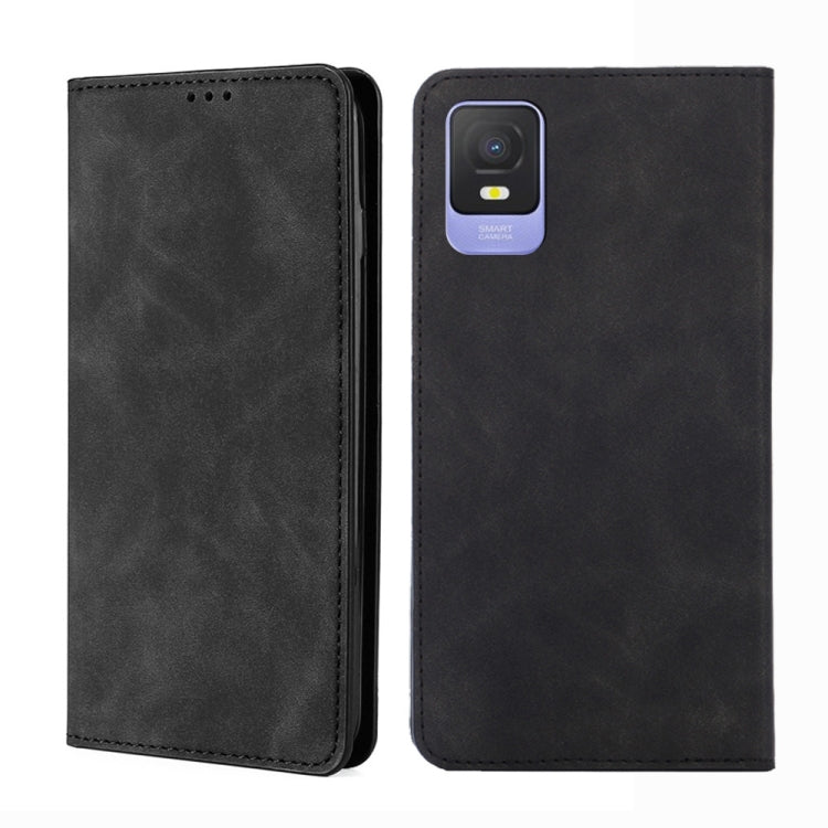 For TCL 403 Skin Feel Magnetic Horizontal Flip Leather Phone Case