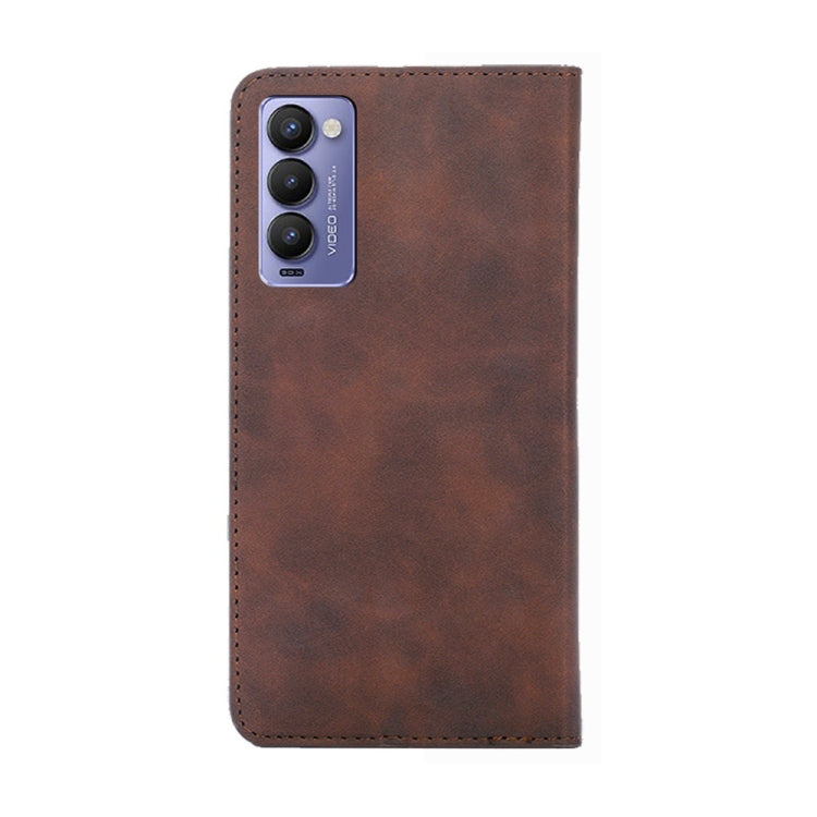 For Tecno Camon 18 / 18 P Skin Feel Magnetic Horizontal Flip Leather Phone Case