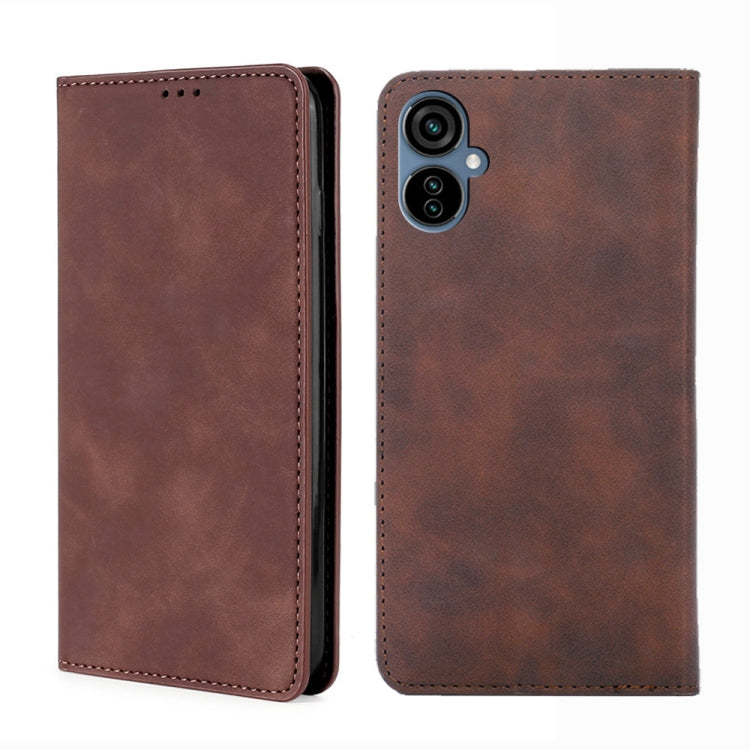 For Tecno Camon 19 Neo Skin Feel Magnetic Horizontal Flip Leather Phone Case