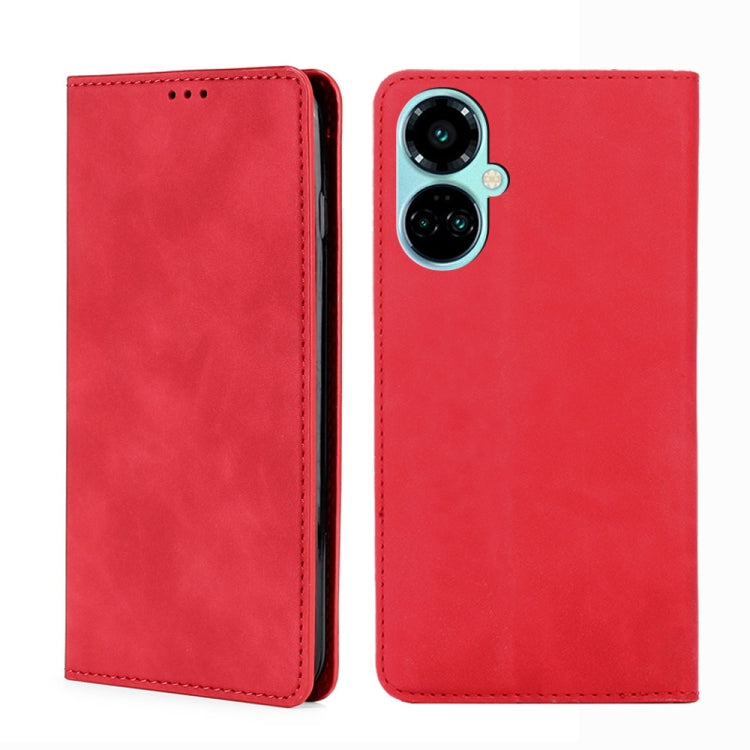 For Tecno Camon 19 / Camon 19 Pro Skin Feel Magnetic Horizontal Flip Leather Phone Case