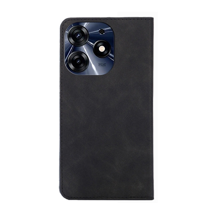 For Tecno Spark 10 Pro Skin Feel Magnetic Horizontal Flip Leather Phone Case