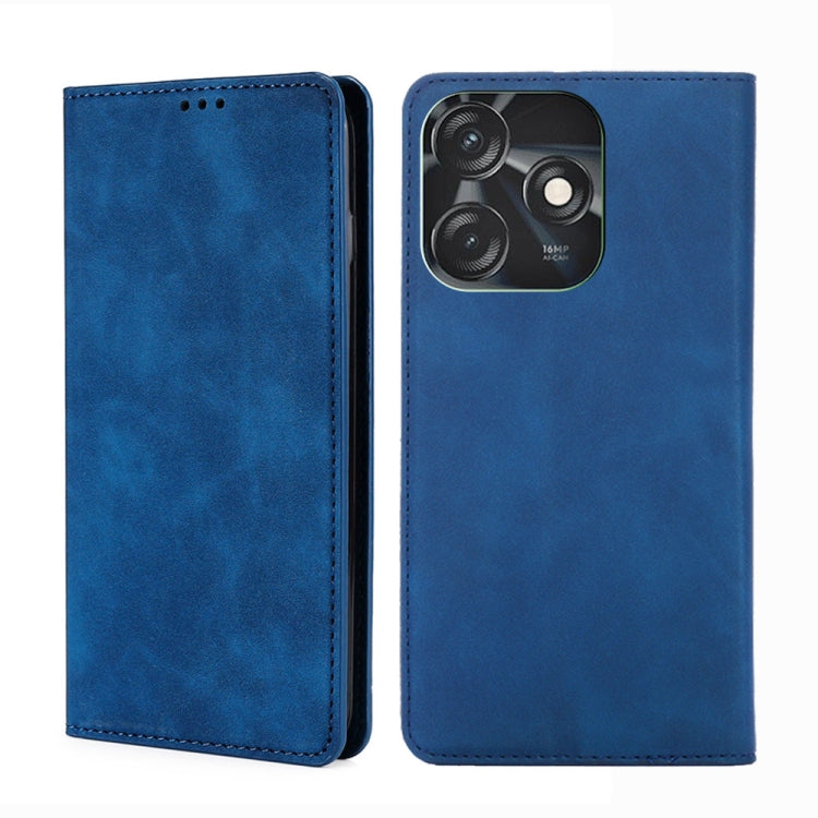 For Tecno Spark 10C Skin Feel Magnetic Horizontal Flip Leather Phone Case