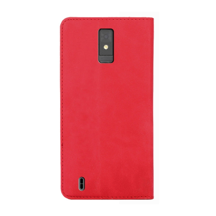 For ZTE Blade A32 Skin Feel Magnetic Horizontal Flip Leather Phone Case