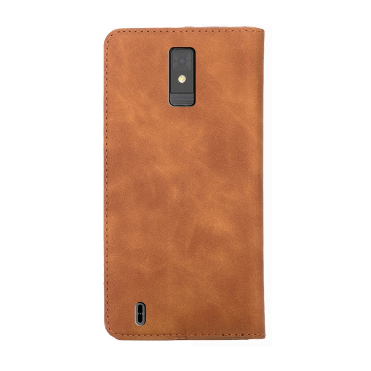 For ZTE Blade A32 Skin Feel Magnetic Horizontal Flip Leather Phone Case