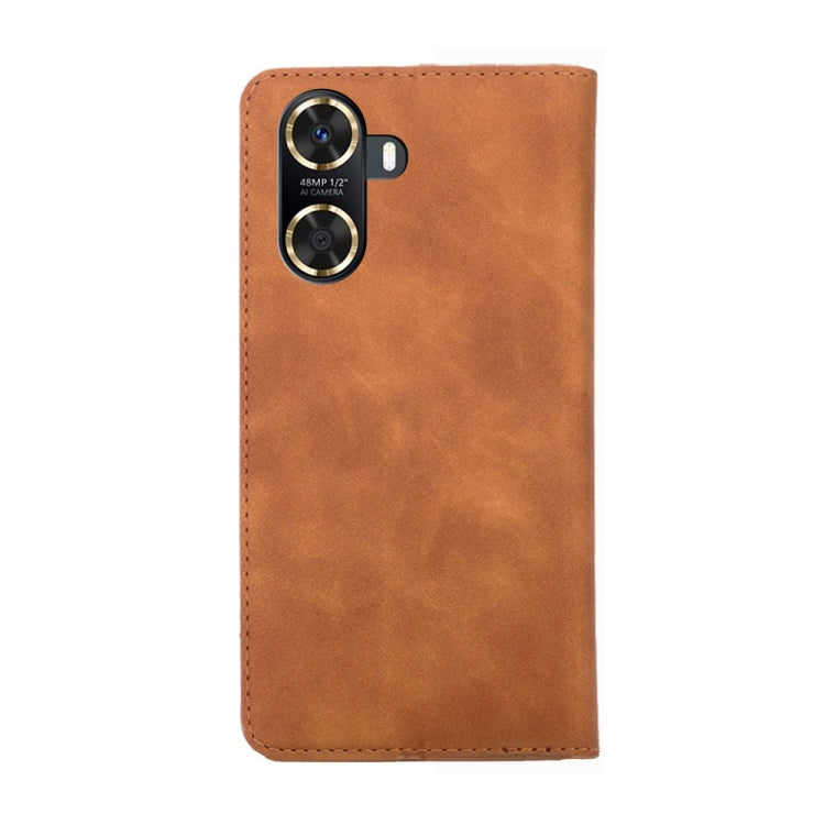 For Huawei Enjoy 60 Skin Feel Magnetic Horizontal Flip Leather Phone Case
