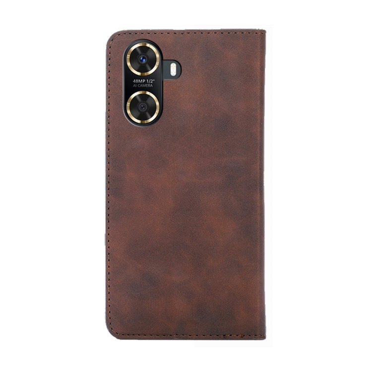 For Huawei Enjoy 60 Skin Feel Magnetic Horizontal Flip Leather Phone Case