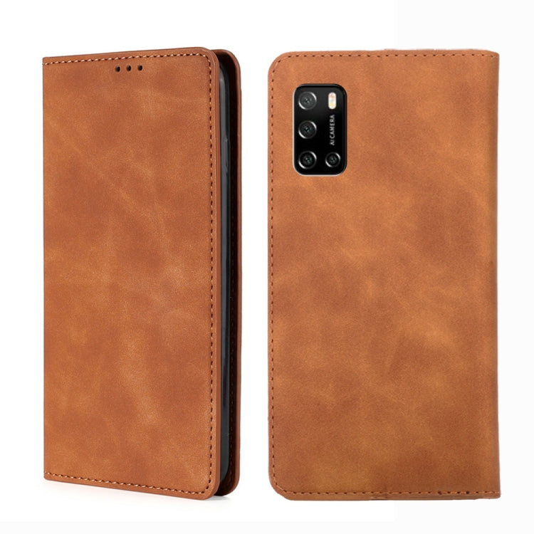 For Rakuten Big S Skin Feel Magnetic Horizontal Flip Leather Phone Case