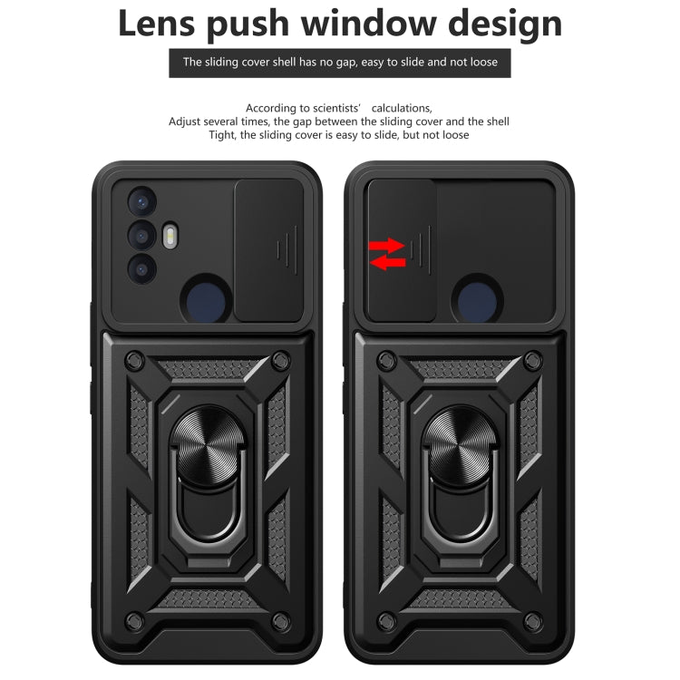 For TCL 30 SE Sliding Camera Cover Design TPU + PC Phone Case