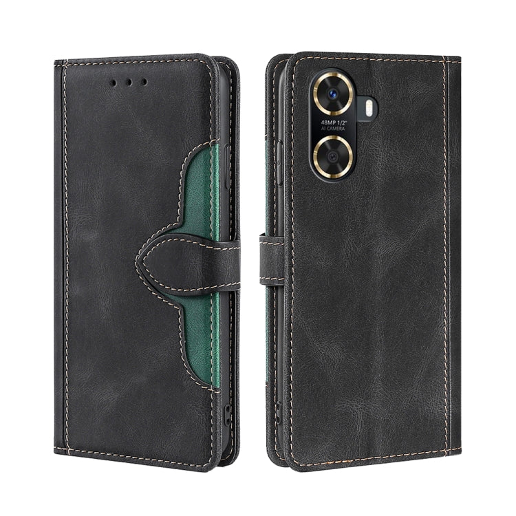 For Huawei Enjoy 60 Skin Feel Magnetic Buckle Leather Phone Case