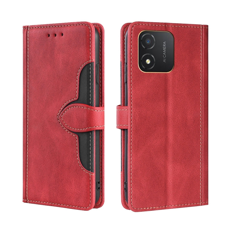 For Honor X5 4G Skin Feel Magnetic Buckle Leather Phone Case