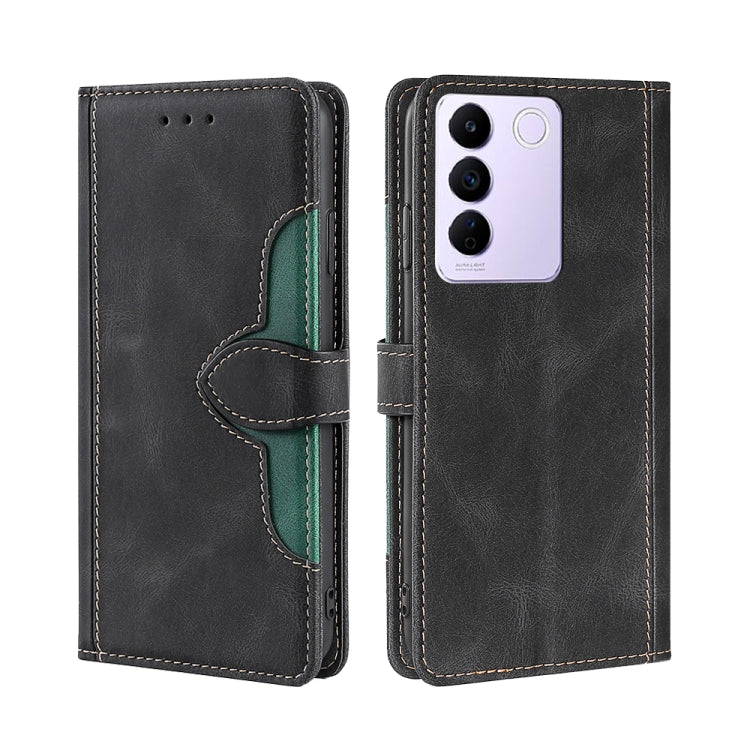 For vivo S16e Skin Feel Magnetic Buckle Leather Phone Case