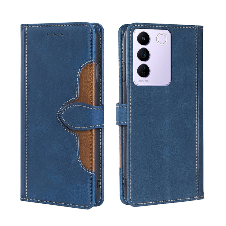 For vivo S16e Skin Feel Magnetic Buckle Leather Phone Case