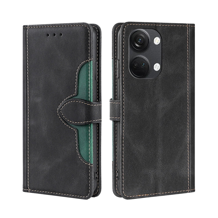 For OnePlus Ace 2V 5G Skin Feel Magnetic Buckle Leather Phone Case