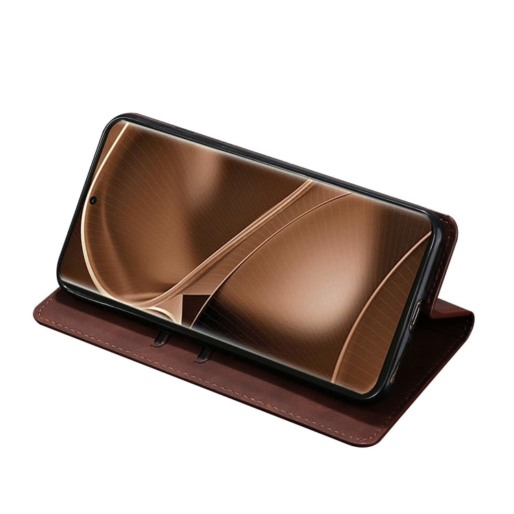 For OPPO Find X6 5G Skin Feel Magnetic Horizontal Flip Leather Phone Case