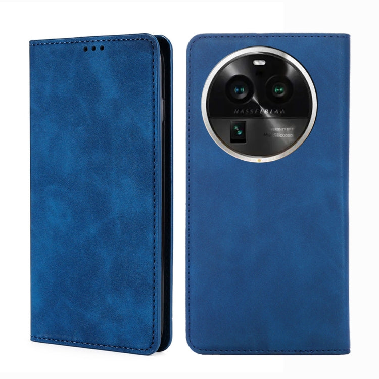 For OPPO Find X6 Pro 5G Skin Feel Magnetic Horizontal Flip Leather Phone Case