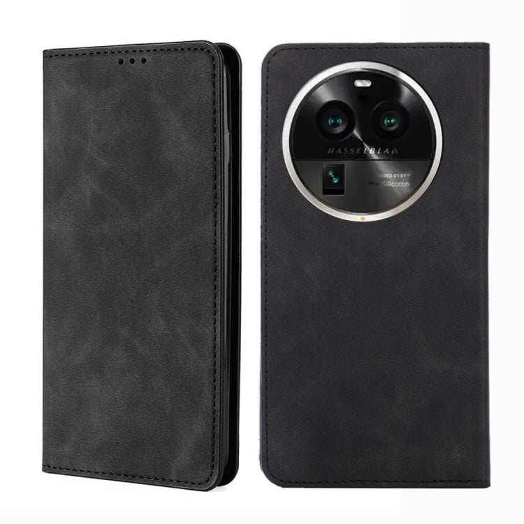 For OPPO Find X6 Pro 5G Skin Feel Magnetic Horizontal Flip Leather Phone Case