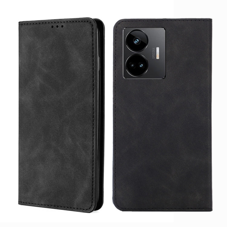 For Realme GT Neo 5 / GT3 / GT Neo 5 240W Skin Feel Magnetic Horizontal Flip Leather Phone Case