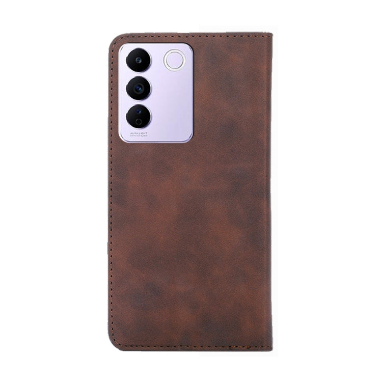 For vivo S16e / V27e Skin Feel Magnetic Horizontal Flip Leather Phone Case