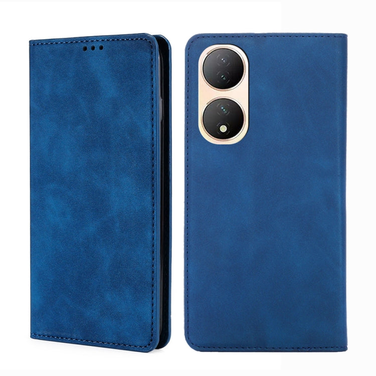 For vivo Y100 5G Skin Feel Magnetic Horizontal Flip Leather Phone Case