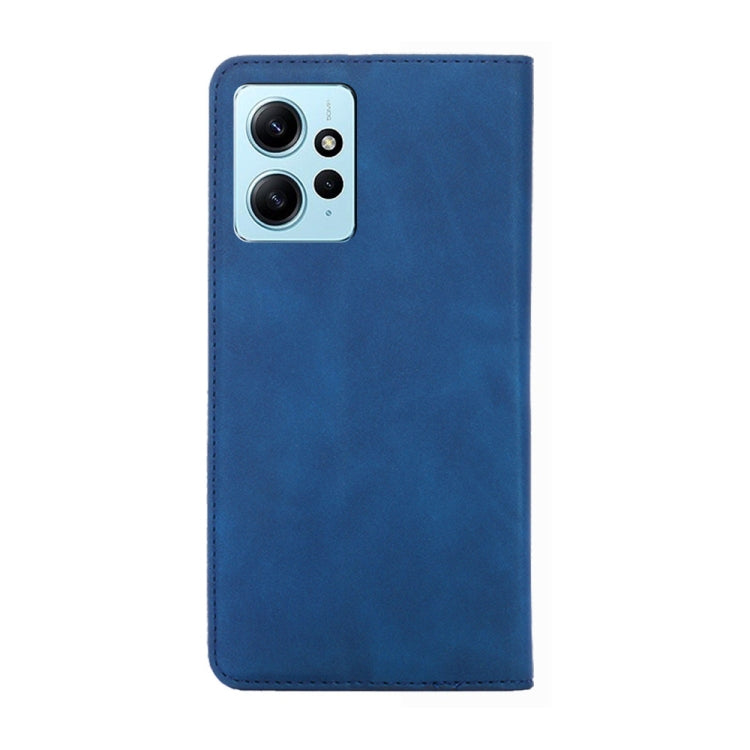 For Xiaomi Redmi Note 12 4G Global Skin Feel Magnetic Horizontal Flip Leather Phone Case