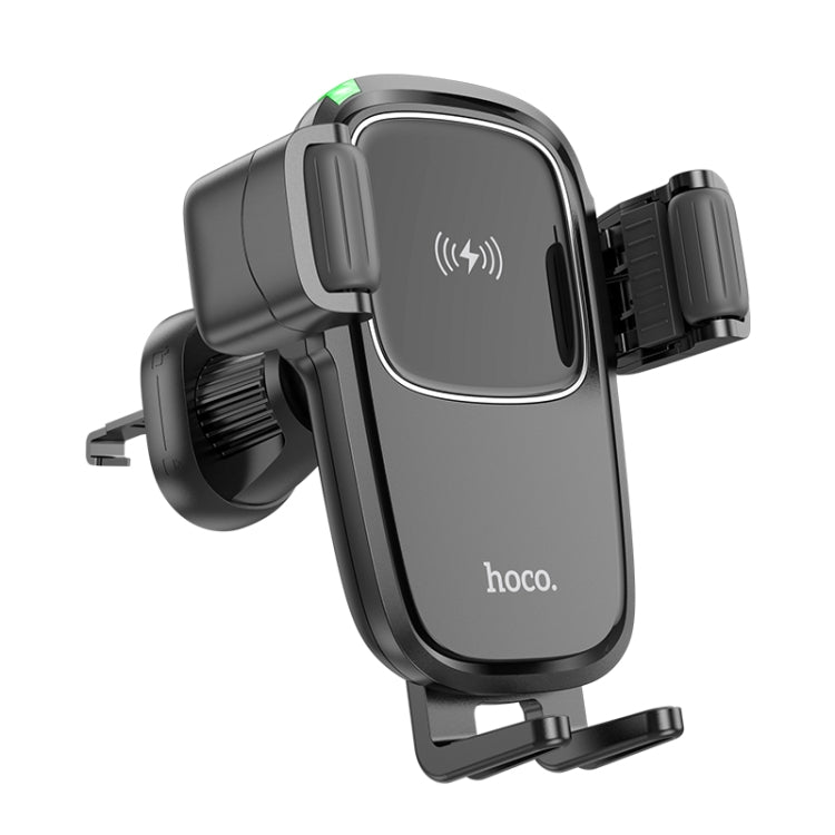hoco HW1 Pro Wireless Fast Charge Air Outlet Car Holder(Black)