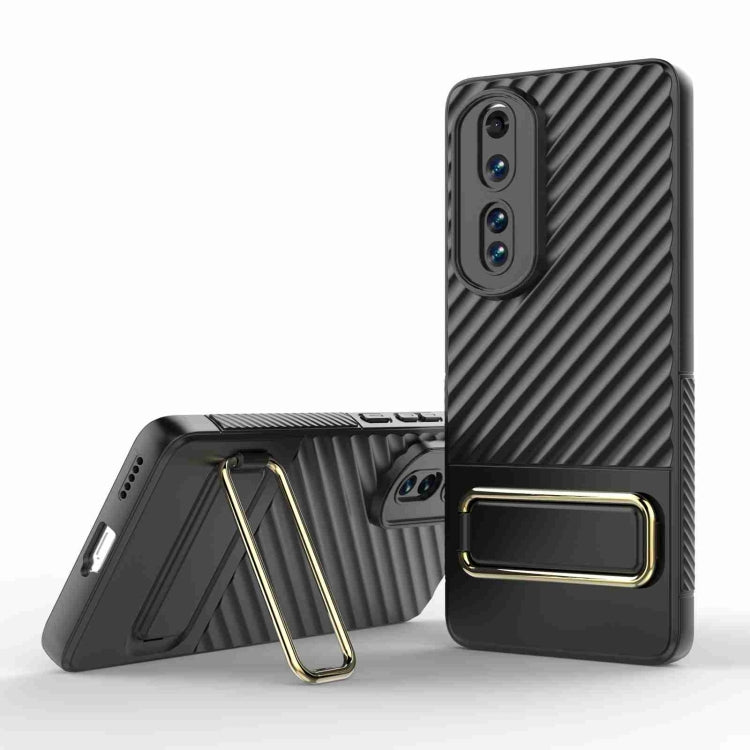 For Honor 80 Pro 5G Wavy Textured Phone Case