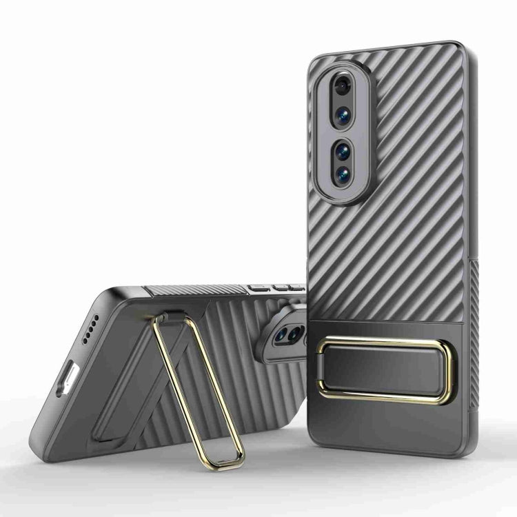 For Honor 80 Pro 5G Wavy Textured Phone Case