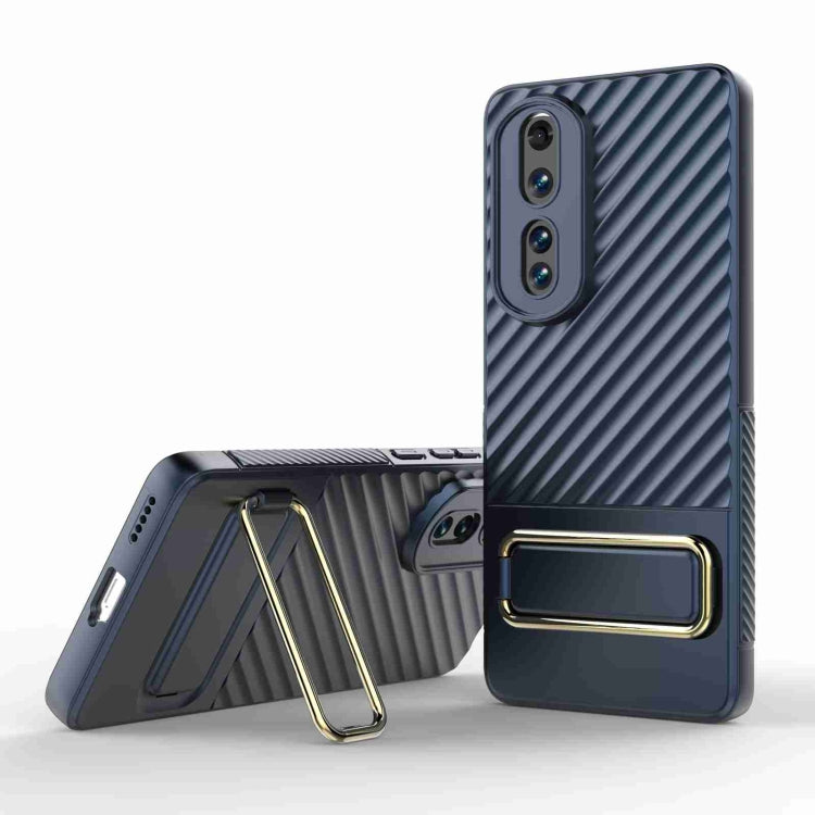 For Honor 80 Pro 5G Wavy Textured Phone Case