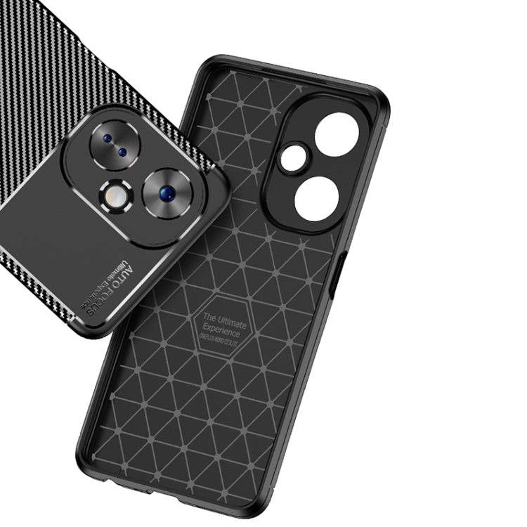 For OnePlus Nord CE 3 Lite Carbon Fiber Texture Shockproof TPU Phone Case(Black)