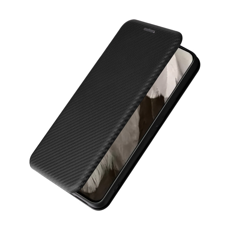 For Google Pixel 8 Carbon Fiber Texture Flip Leather Phone Case