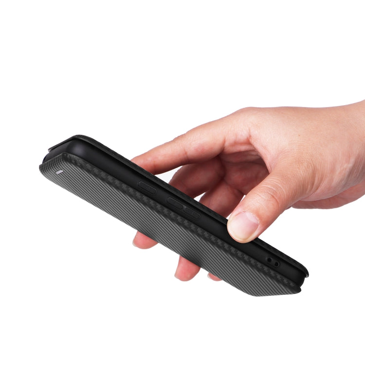 For Google Pixel 8 Carbon Fiber Texture Flip Leather Phone Case