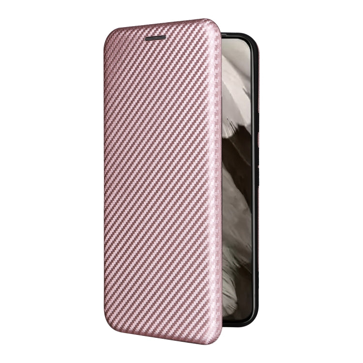 For Google Pixel 8 Pro Carbon Fiber Texture Flip Leather Phone Case