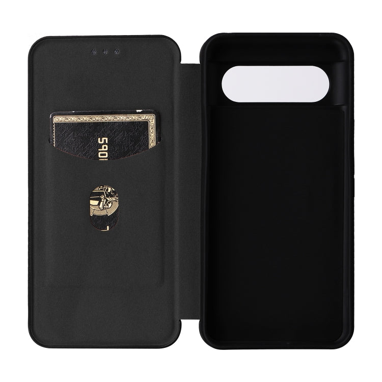 For Google Pixel 8 Pro Carbon Fiber Texture Flip Leather Phone Case