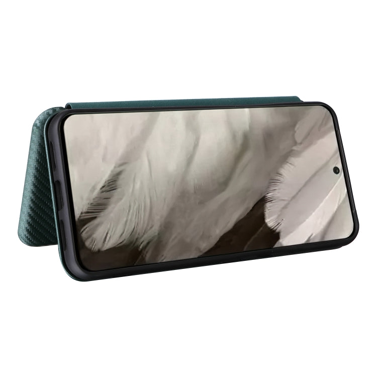 For Google Pixel 8 Pro Carbon Fiber Texture Flip Leather Phone Case