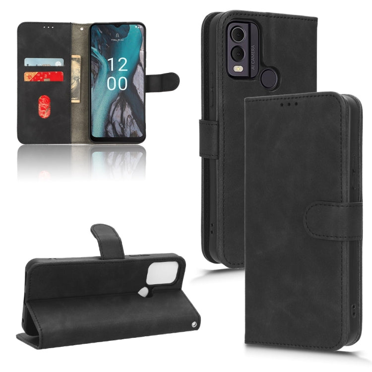 For Nokia C22 Skin Feel Magnetic Flip Leather Phone Case
