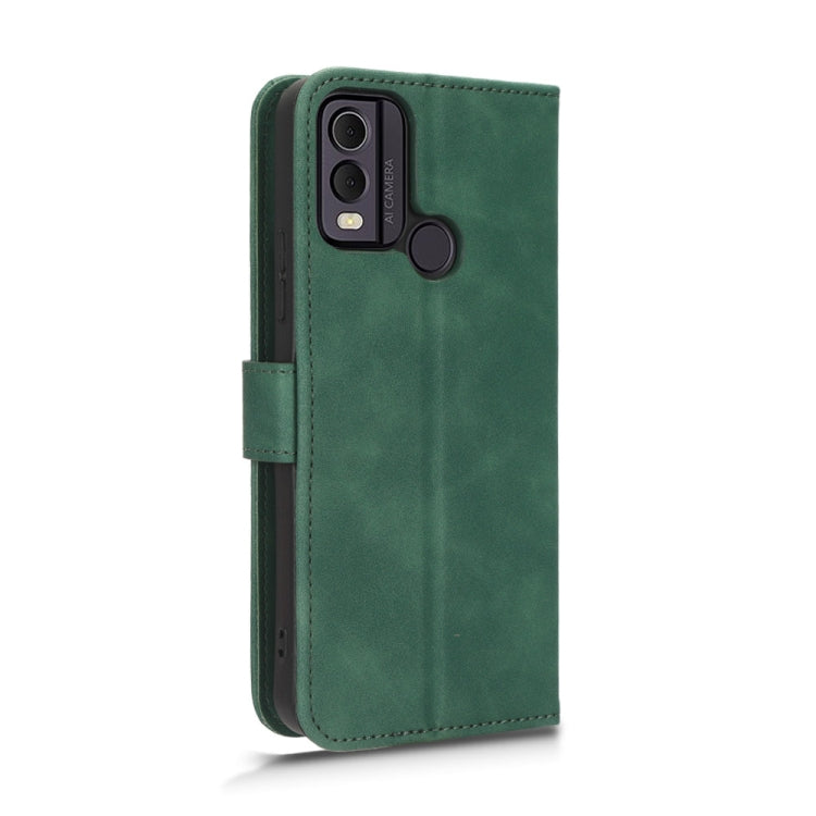 For Nokia C22 Skin Feel Magnetic Flip Leather Phone Case
