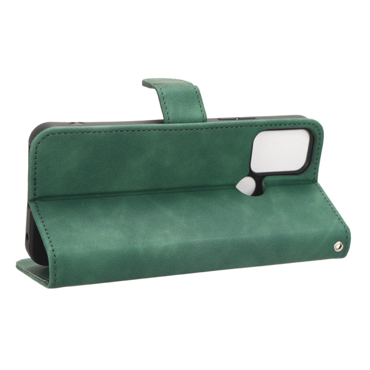 For Nokia C22 Skin Feel Magnetic Flip Leather Phone Case