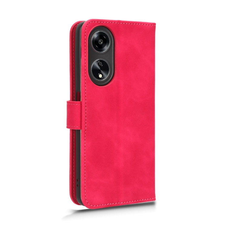 For OPPO A1 5G Skin Feel Magnetic Flip Leather Phone Case