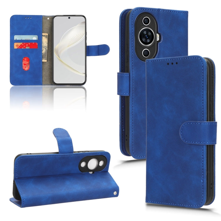 For Huawei nova 11 Skin Feel Magnetic Flip Leather Phone Case
