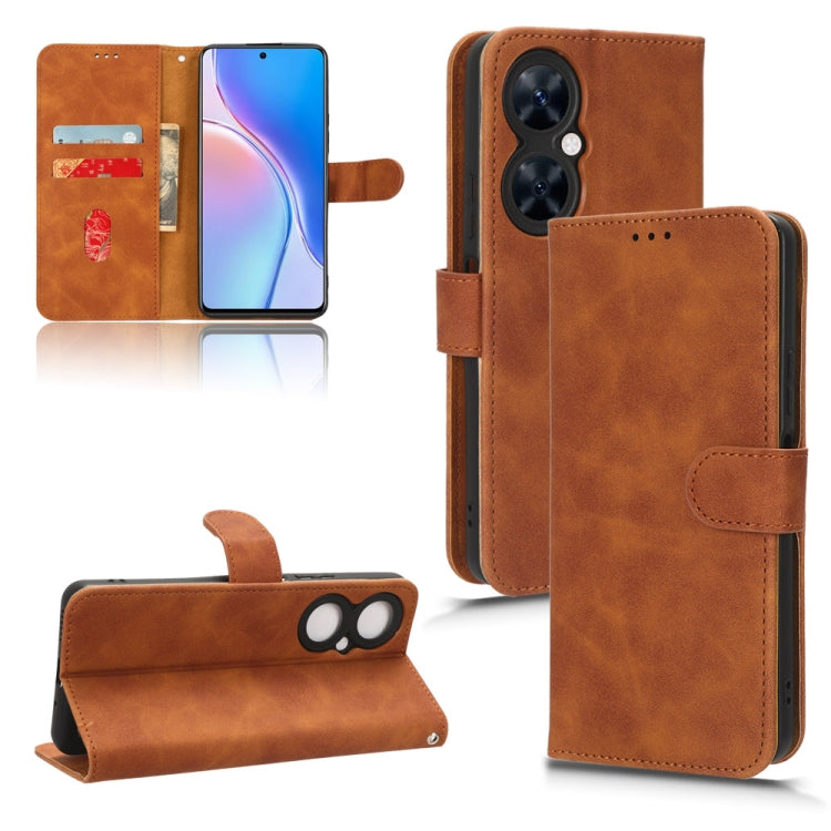 For Huawei Maimang 20 Skin Feel Magnetic Flip Leather Phone Case
