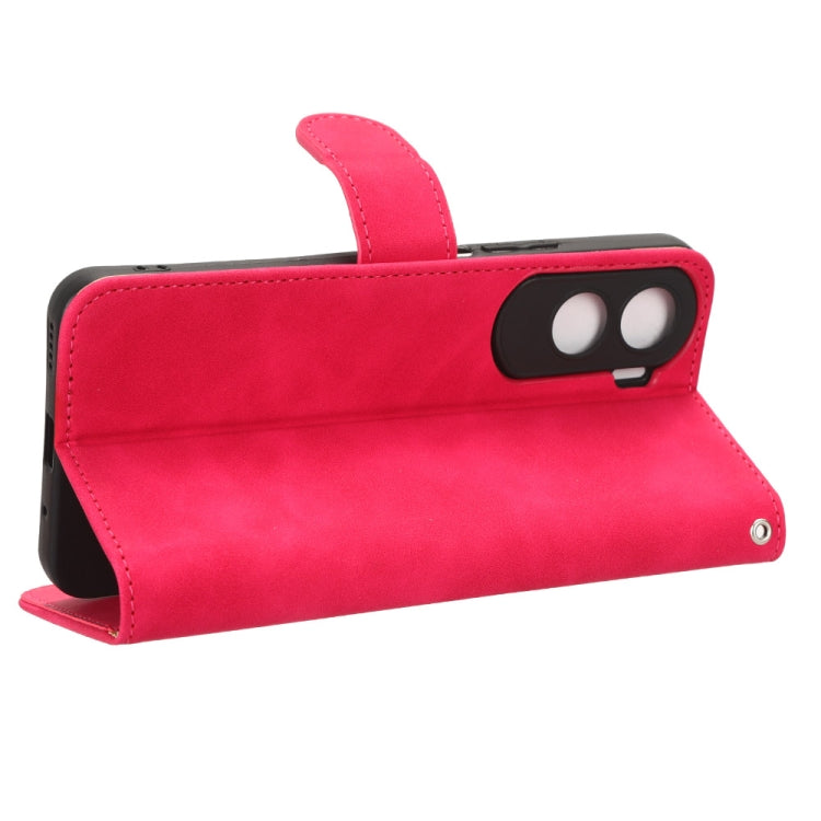 For Honor X50i Skin Feel Magnetic Flip Leather Phone Case