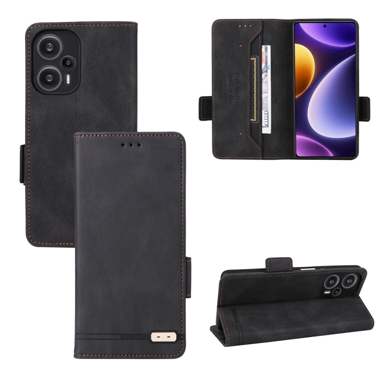 For Xiaomi Redmi Note 12 Turbo Magnetic Clasp Leather Phone Case