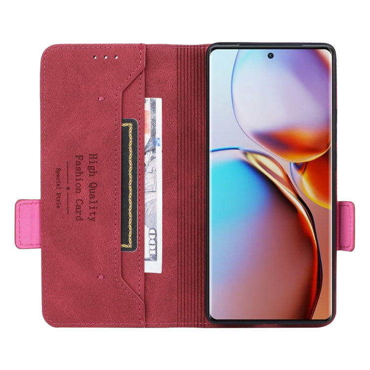 For Motorola Moto X40 Pro Magnetic Clasp Leather Phone Case