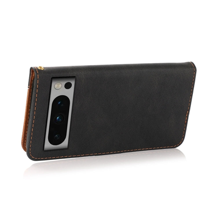 For Google Pixel 8 Pro Dual-color Stitching Leather Phone Case