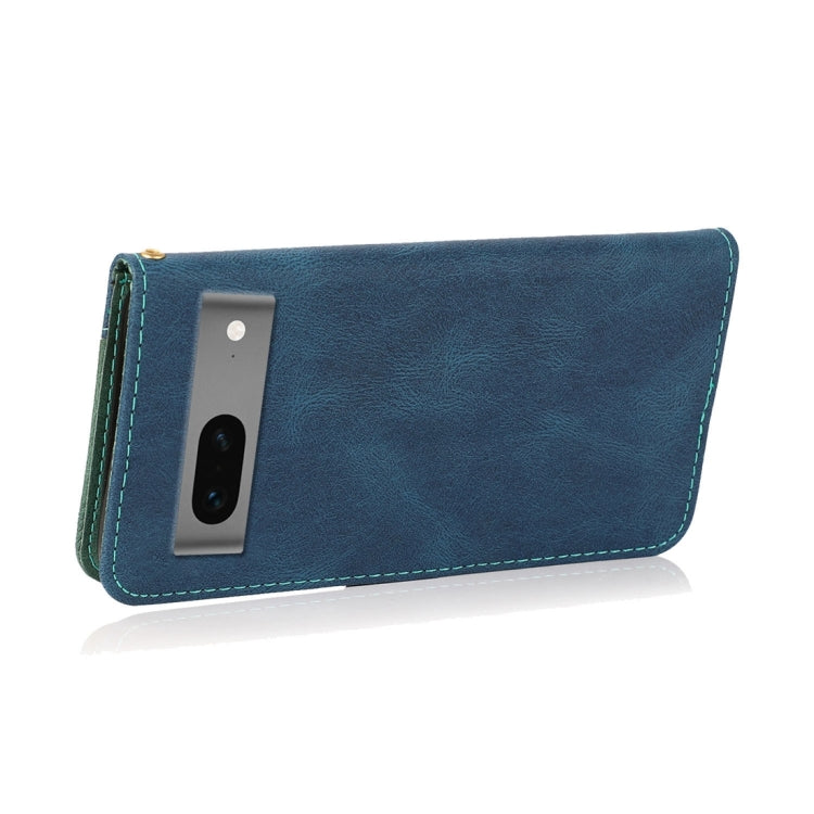 For Google Pixel 7 5G Dual-color Stitching Leather Phone Case
