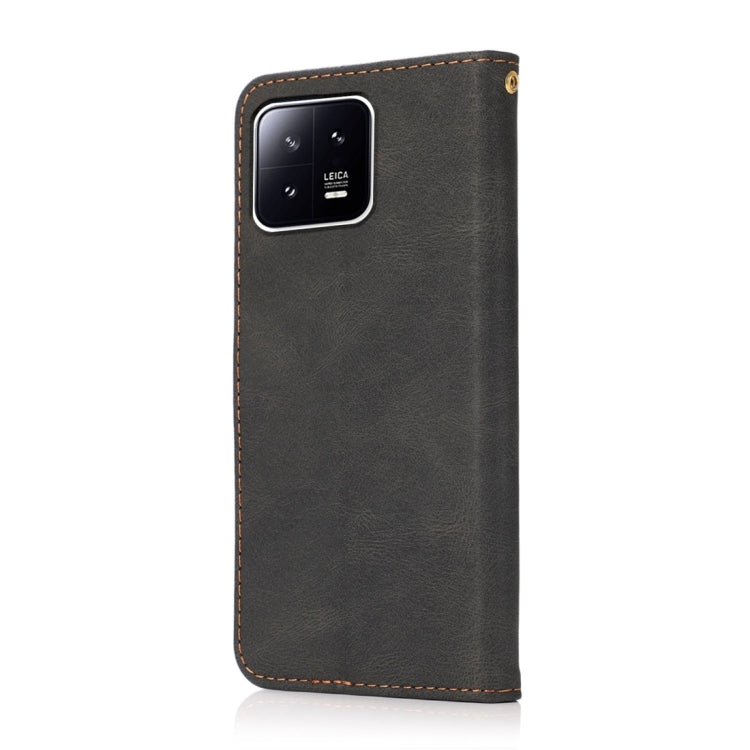 For Xiaomi 13 Pro Dual-color Stitching Leather Phone Case